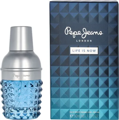 Productafbeelding van Pepe Jeans For Him, Heren, 50 ml, Spray, Concentratie: >74 ≤ 82% ELINCS: 200-578-6 CAS-nummer: 64-17-5 Chemische naam: Ethanol...