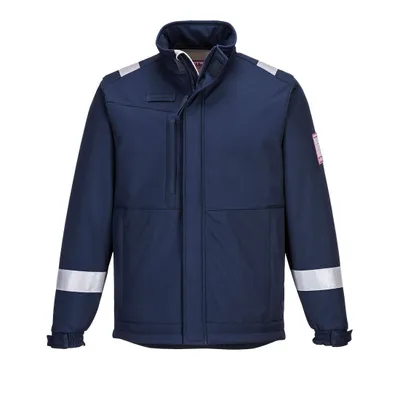 Image de Portwest MV73 Modaflame Veste Softshell Navy Taille XXL