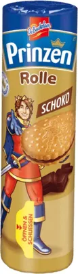 Obrázok produktu pre Prinzen Roll čokoládové vegánske sušienky s kakaovou krémovou náplňou 400g