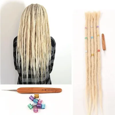Obrázok produktu pre Dreadlocky z príčeskov vyrobených zo 100% prírodných vlasov, dĺžka 50 cm