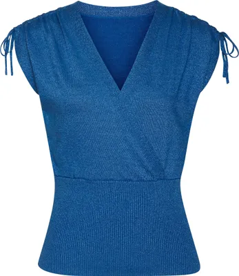 Produktbild von LASCANA Stricktop blau Größe 40/42