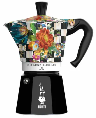 Immagine prodotto di Bialetti MacKenzie-Childs, caffettiera moka "Moka Express" per 6 tazze, caraffa per espresso, macchina per il caffè, modello 5348