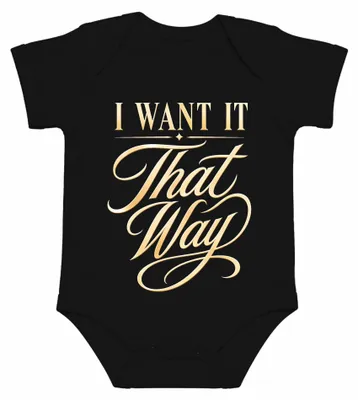 Imagen del producto de QUIERO QUE SEA ASÍ. Canción, concierto, letra, gira, música, declaración, sarcasmo. Body para bebé, color , talla 3/6
