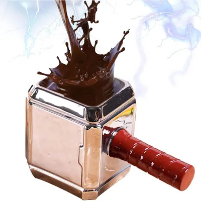 Produktbild von Kaffeetasse Thors Hammer 3D Keramik 600ml Stil B