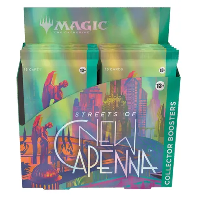 Zdjęcie produktu dla Streets of New Capenna - Collector Booster Display (12 boosterów) - angielski