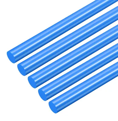 Kunststoffstäbe blau 10er-Pack 6x250 mm ABS Rundstab