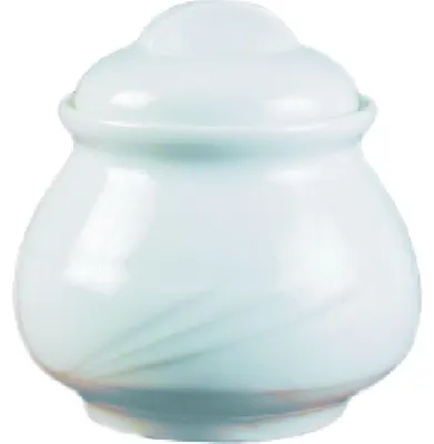 Productafbeelding van Arcadia witte suikerpot van 20 cl met deksel - 6 stuks