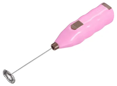 Produktbild von Elektrischer Milchaufschäumer - Stab-Schneebesen - Handbetrieb - Rosa