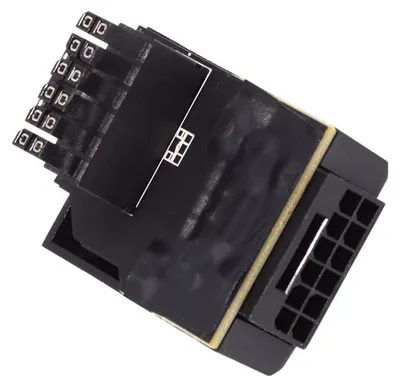 Imagen del producto de Conector de 12VHPWR de 12+4 pines, compatible con PCI-E 5.0, para tarjetas gráficas 3080 y 3090 Ti, instalación flexible