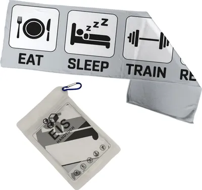 Produktbild von EAT SLEEP TRAIN REPEAT Eishandtuch für Sportler