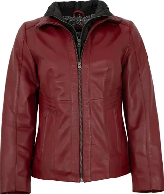Produktbild von OTTO KERN - Damen Lederjacke Lammnappa rot : 46