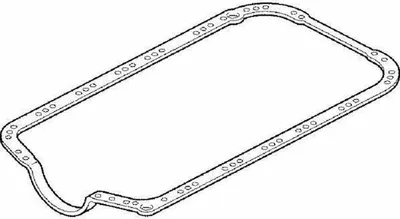 Produktbild von ELRING Ölwannendichtung NBR (Nitril-Butadien-Kautschuk) für HONDA PRELUDE V (BB) 864.080