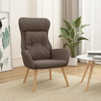 Obrázok produktu pre Relaxačné kreslo sivohnedé látkové