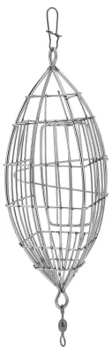 Image de Pêche - Cage à appâts en acier inoxydable - Piège à carpes - Panier - Support pour feeder - Appâts pour crevettes, crabes et poissons