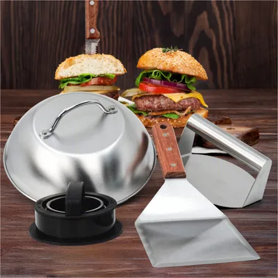 Produktbild von Hochwertiges 4-teiliges Smash-Burger Maker Set