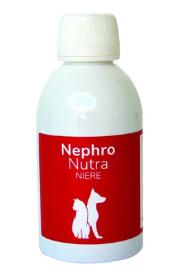 Produktbild von NephroNutra Ergänzungsfuttermittel für Hunde & Katzen: Unterstützt Nierenfunktion, Mit Phosphatbindern, Chitosan & B-Vitaminen, Flüssige Form