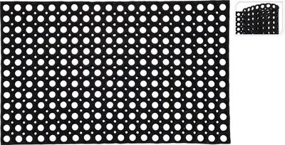 Obrázek produktu pro Basic Rubberen Deurmat Met Gaten 50X80 Cm Zwart