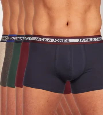 Image de Jack & Jones boxer lot de 5 jacoliver trunks multi hommes