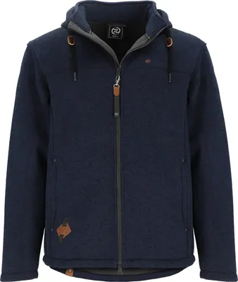 Produktbild von Dry Fashion Herren Wollfleece-Jacke Helgoland - Jacke Navy, Größe M