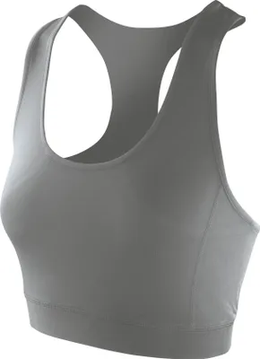 Immagine prodotto di Spiro Top corto sportivo elasticizzato Softex da donna RW5171 (2XL) (grigio)