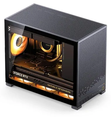Obrázek produktu pro Jonsbo D32 PRO, Midi Tower, PC, Černá, Mini-ITX, Micro ATX, Ocel, Hraní