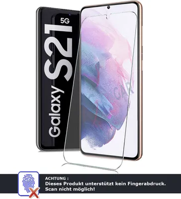 Produktbild von Für Samsung Galaxy S21 5G - HD Panzerglas Displayschutzglas Panzerfolie Schutzglasfolie Echt Glas Schutz Folie Display Glasfolie 9H