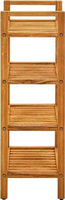 Produktbild von Möbel Schuhregal - Schuhschrank/Flurschuhregal Skandinavisch - Schuhkommode - mit 4 Etagen 50x27x80 cm Massivholz Eiche Top3559265
