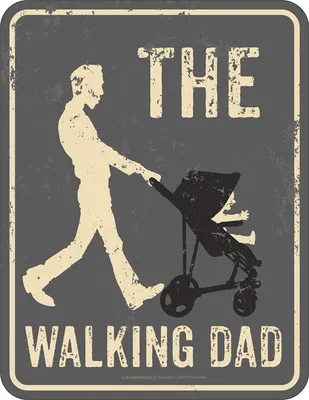 Immagine prodotto di Papà - Segnali divertenti - Papà a spasso