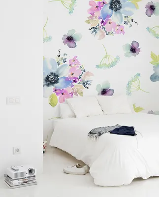 Produktbild von Coloray Fototapete 250x104 cm An Einer Wand Latex Latextapete -   Blumenlicht-Design.