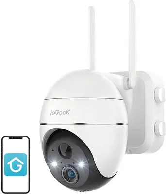 Obrázek produktu pro Wireless 3MP WiFi outdoor camera ieGeek ZS-GX1S white 5200mAh