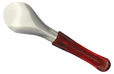 Productafbeelding van IJsschep, 260 mm, rood transparant