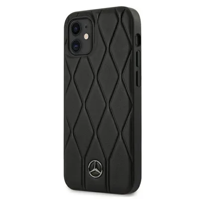 Obrázek produktu pro Mercedes Leather Wave Line - pouzdro pro iPhone 12 mini (černé)