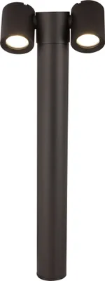 Produktbild von Maytoni Moderne Landschaft Leuchten Wall Street 2xGU10 excl. in Schwarz aus Aluminium  50 W für Gärten, Terrasse, Eingänge