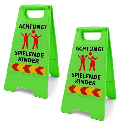 Immagine prodotto di Solidchoice - 2 cartelli di avvertimento riflettenti per bambini