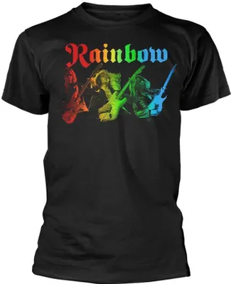 Immagine prodotto di Rainbow - Maglietta "3 Ritchi" per uomo/donna unisex PH1205 (L) (Nero)