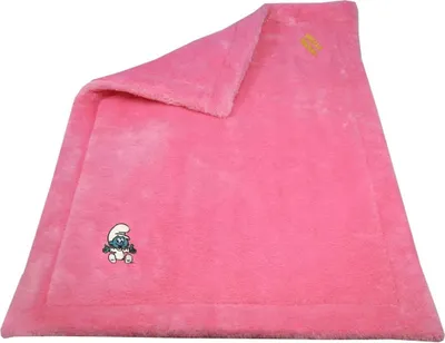 Produktbild von Kinderdecke mit Sticker Schlumpf