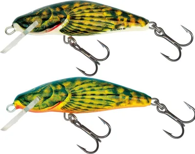 Produktbild von Salmo Wobbler 4,5cm 5g Set - 2 Bullhead sinkend
