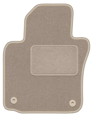 Image de Tapis conducteur en moquette pour Skoda Octavia II 2004-2013 (break/liftback) – 1 pièce, beige, sur mesure – Wielganizator LUX