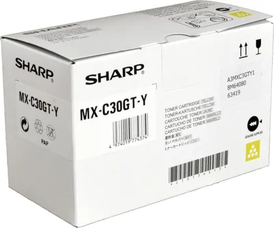 Produktbild von Sharp MXC30GTY, 6000 Seiten, Gelb, 1 Stück(e)