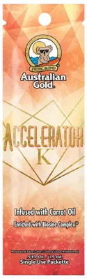 Productafbeelding van Australian Gold Accelerator K With Carrot Oil bruiningsversneller 15 ml