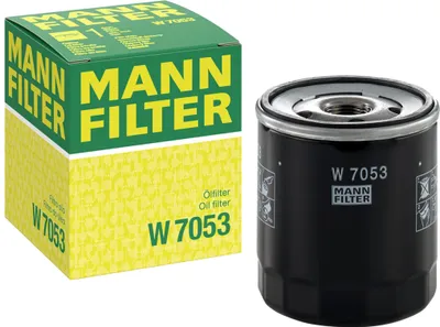Produktbild von Ölfilter MANN-FILTER W 7053 Anschraubfilter für RENAULT CLIO II (BB0/1/2, CB0/1/2) LAGUNA II Grandtour (KG0/1) LAGUNA II (BG0/1) ESPACE III (JE0)