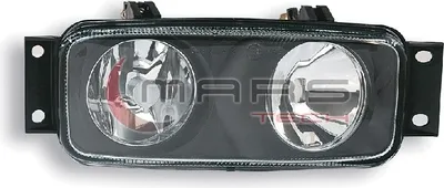 Produktbild von Projektor für Nebelscheinwerfer rechts Scania Serie 4 94 114 124 144 164, OE 1529071, 1996-2004