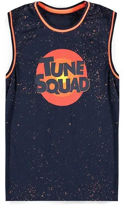 Produktbild von Difuzed - Basketball-Shirt Herren - Space Jam »Tune Squad« (schwarz) T-Shirt Trikot S