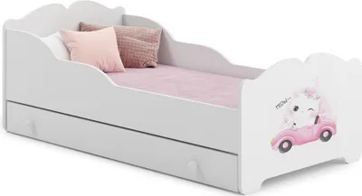 Obrázok produktu pre Detská posteľ Anna 160x80 so zásuvkou - Mačka