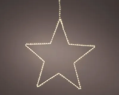 Produktbild von Kaemingk Metall Stern beleuchtet 130 Lichter Ø 38 cm