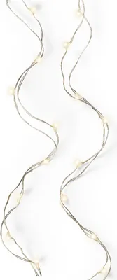 Immagine prodotto di Fata LED con timer / funzionamento a batteria 195cm 40 LED bianco caldo