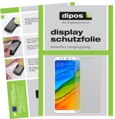 Produktbild von 6x Schutzfolie für Xiaomi Redmi 5 Plus matt Displayschutzfolie Display Schutz