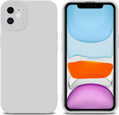 Produktbild von Cadorabo Hülle für Apple iPhone 12 Schutz Hülle in Weiß TPU Silikon Etui Case Handyhülle