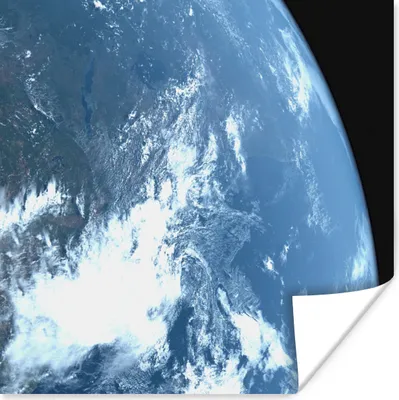 Produktbild von MuchoWow® Poster Erde - Planeten - Luft 75x75 cm - Wand Dekoration