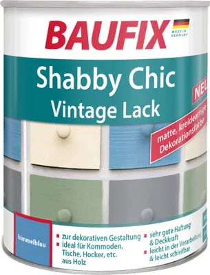 Produktbild von BAUFIX Shabby Chic Vintage Lack himmelblau